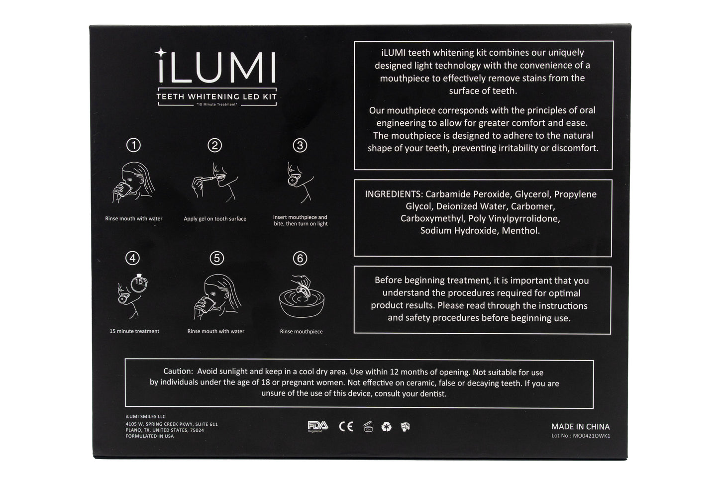 Premium Clinical Whitening System — LED Teeth Whitening Kit